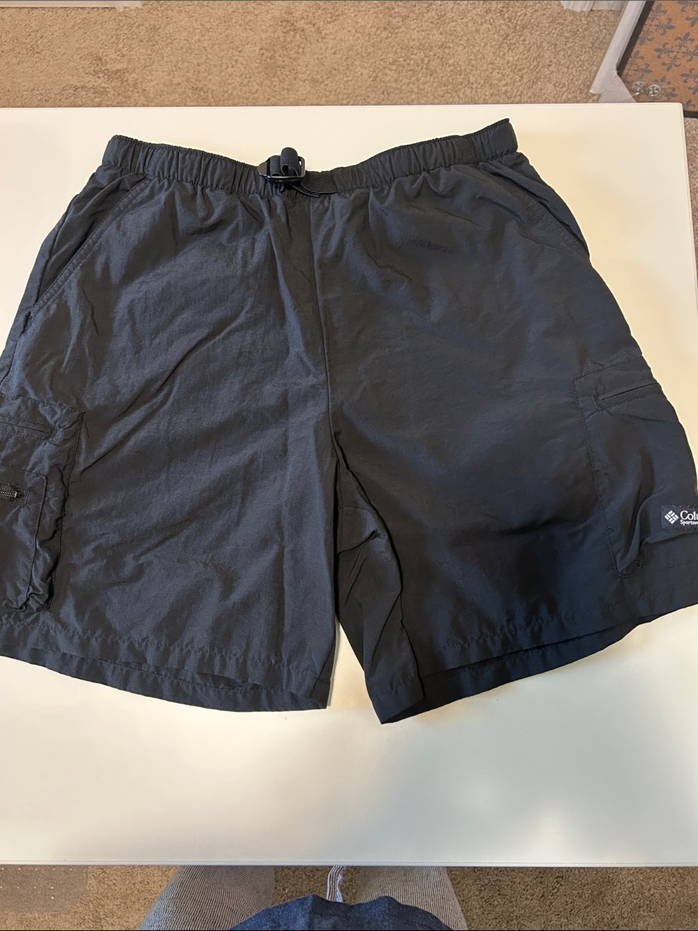 Columbia Vintage Black Women's Elastic-Waist Active Shorts